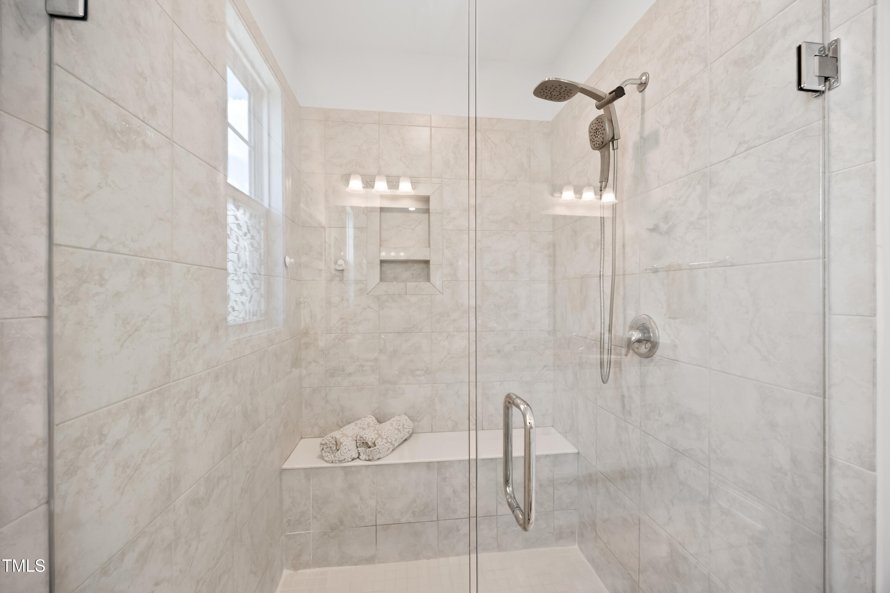 94 Two Creeks Loop Chapel Hill, NC 27517 - Photo 31 of 59 a bathroom with a shower