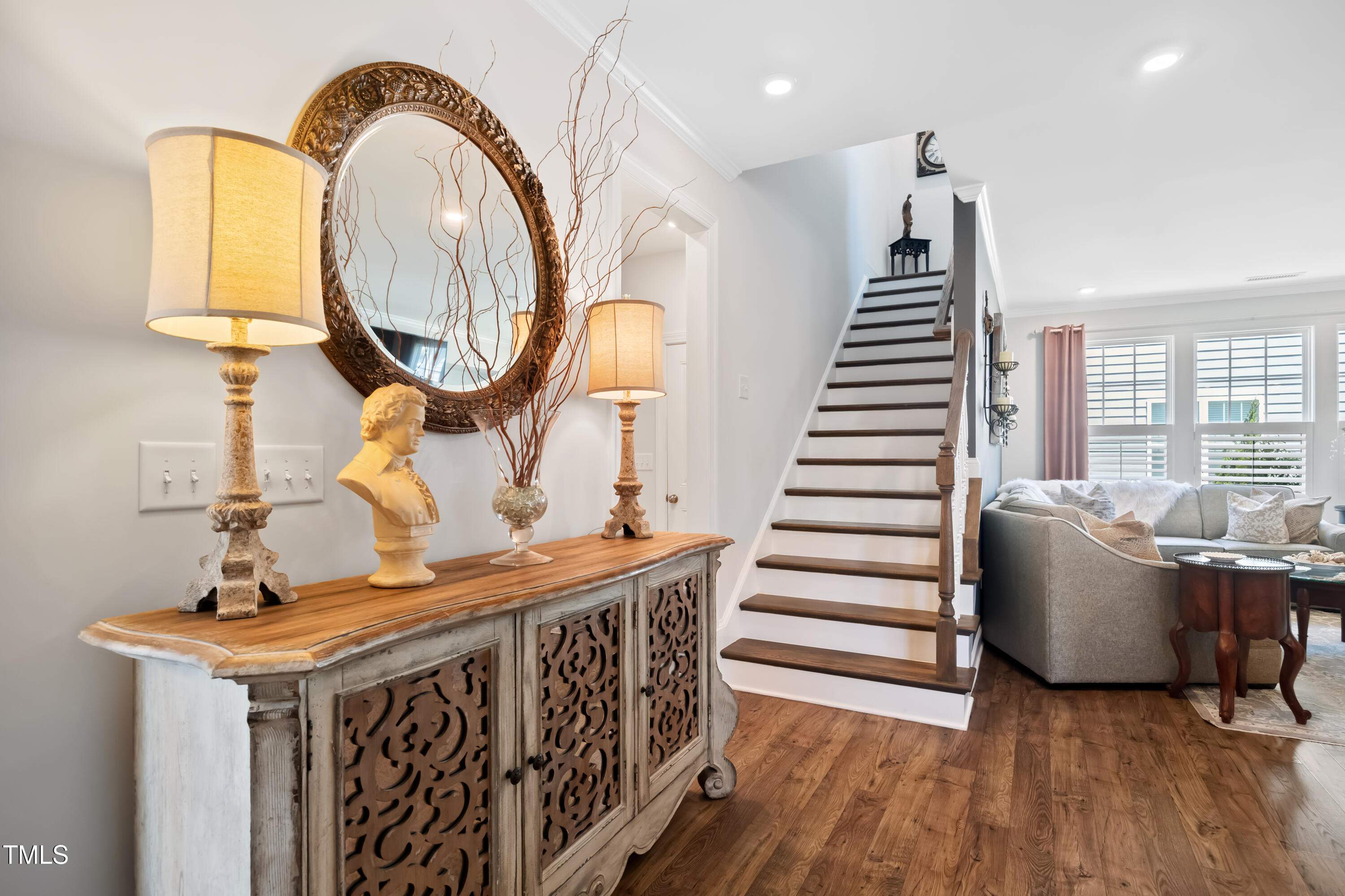 94 Two Creeks Loop Chapel Hill, NC 27517 - Photo 34 of 59 a view of entryway with wooden floor