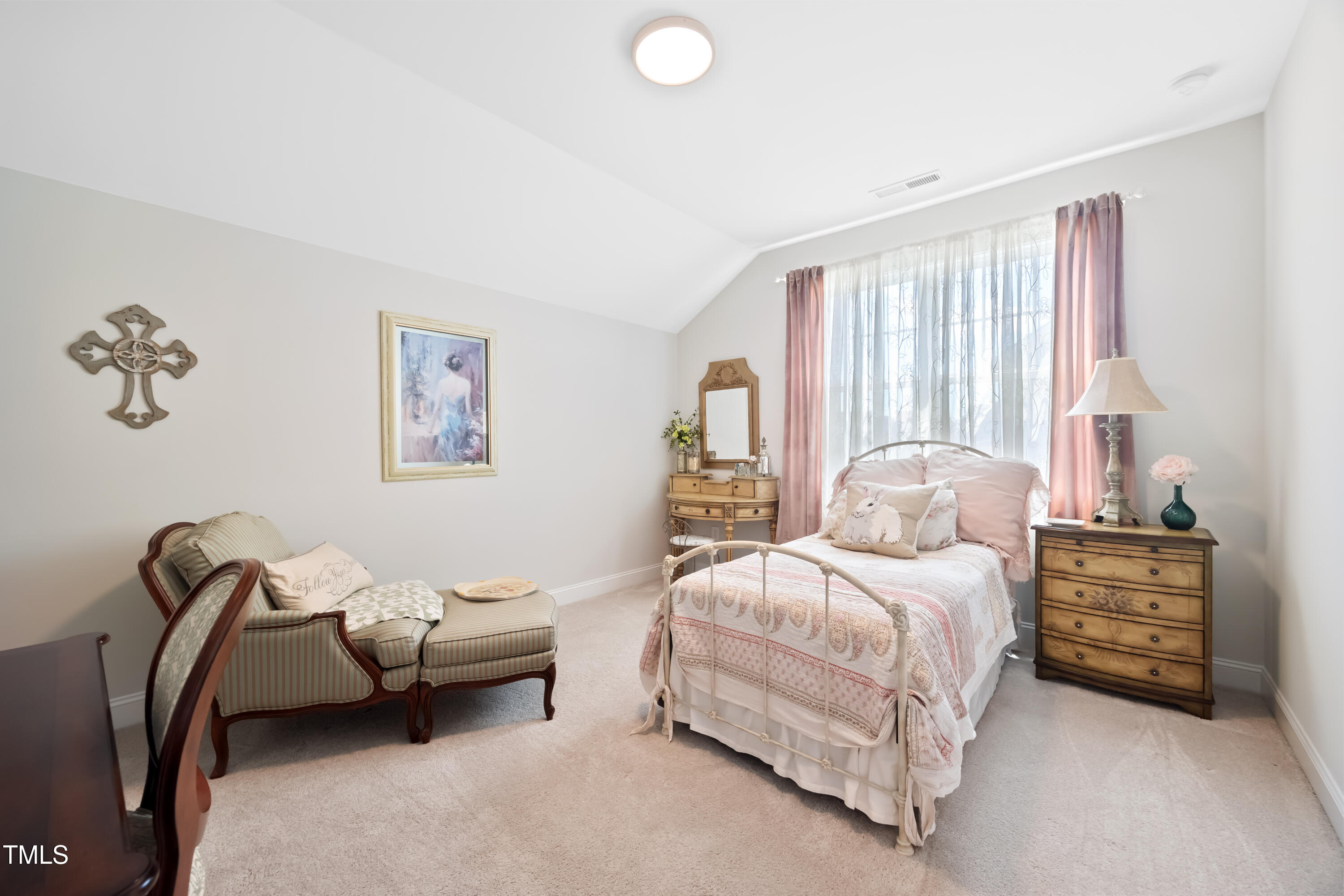 94 Two Creeks Loop Chapel Hill, NC 27517 - Photo 40 of 59 a bedroom with a bed and a couch