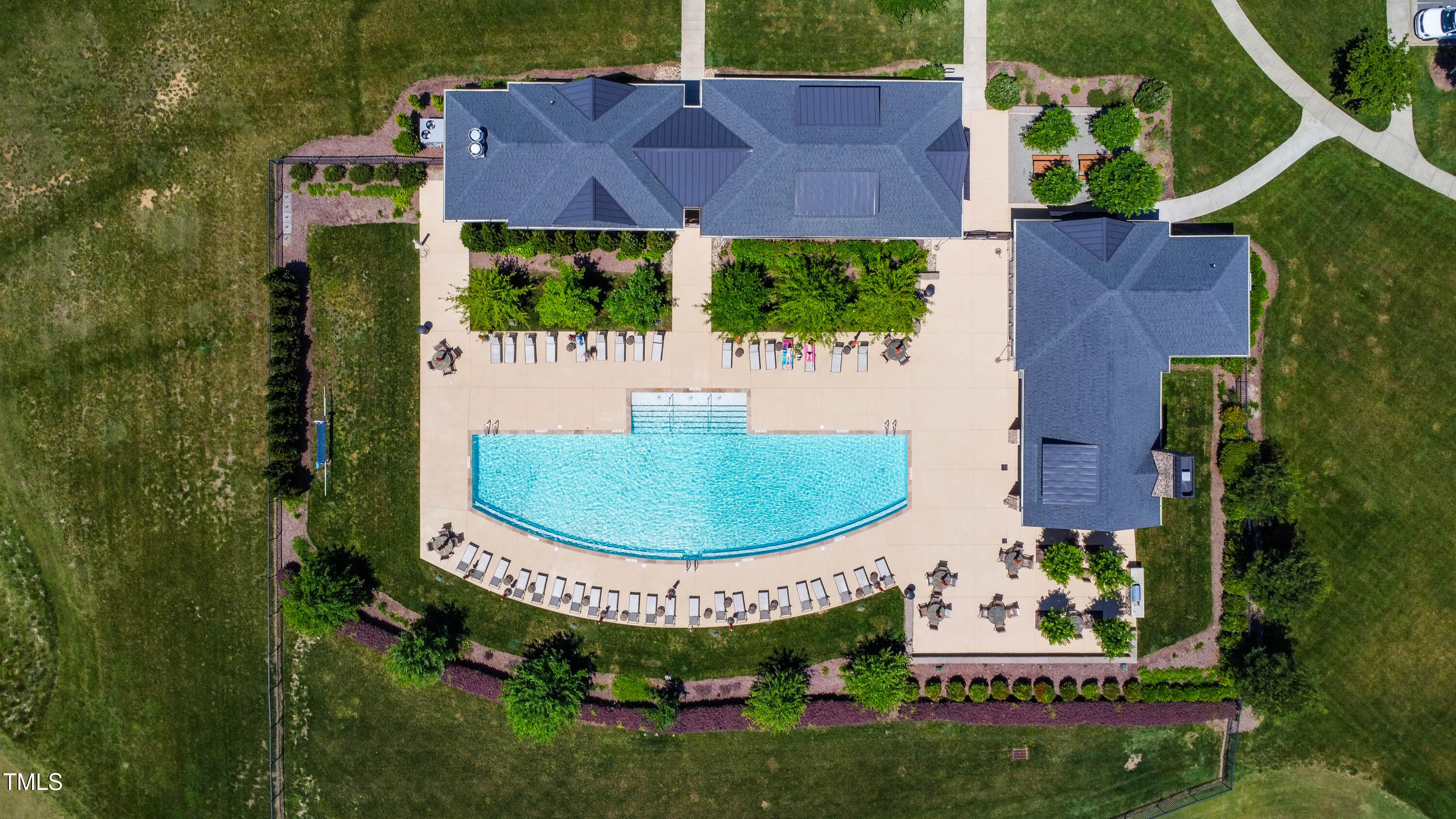 94 Two Creeks Loop Chapel Hill, NC 27517 - Photo 49 of 59 an aerial view of a house