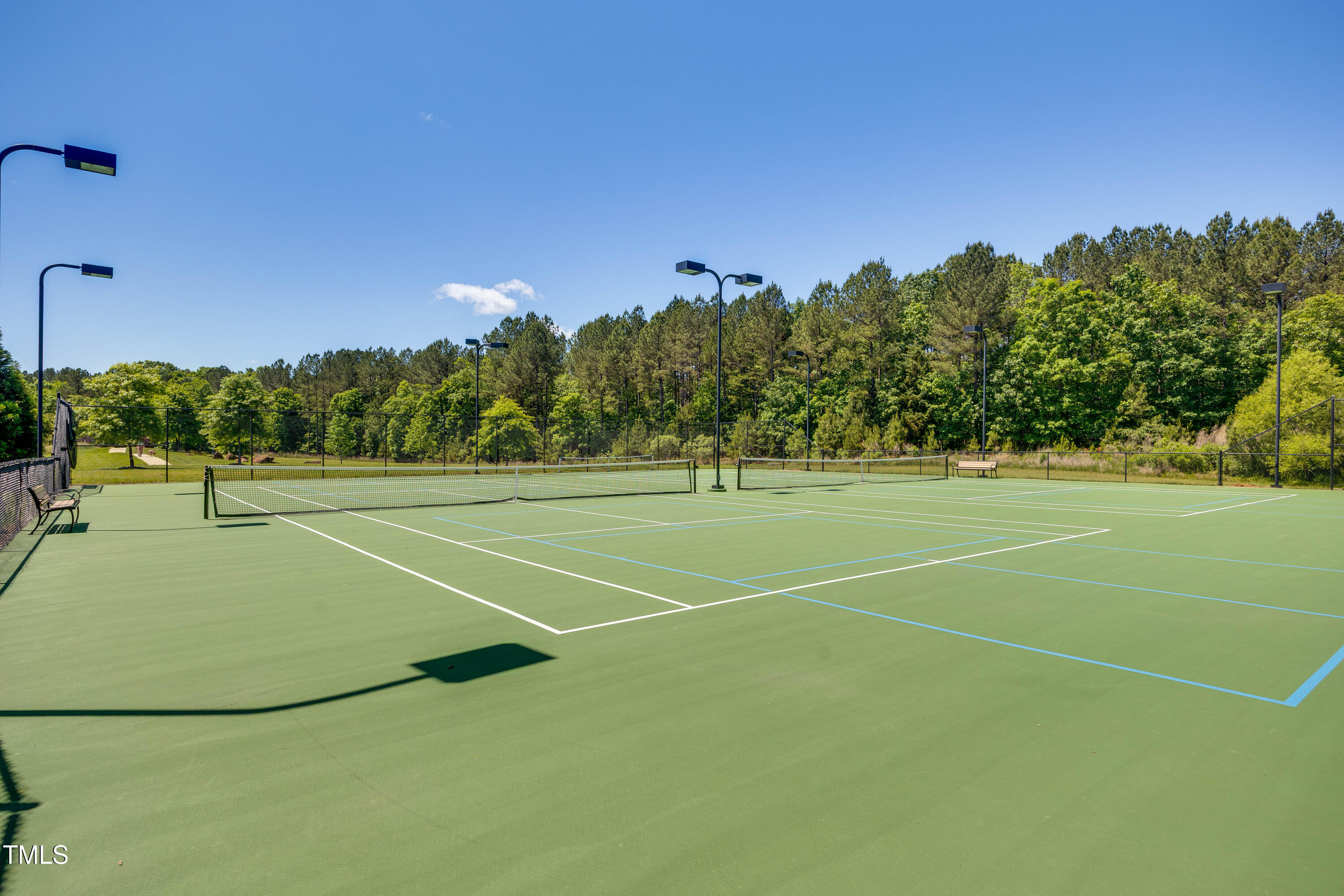 94 Two Creeks Loop Chapel Hill, NC 27517 - Photo 52 of 59 a view of a tennis court