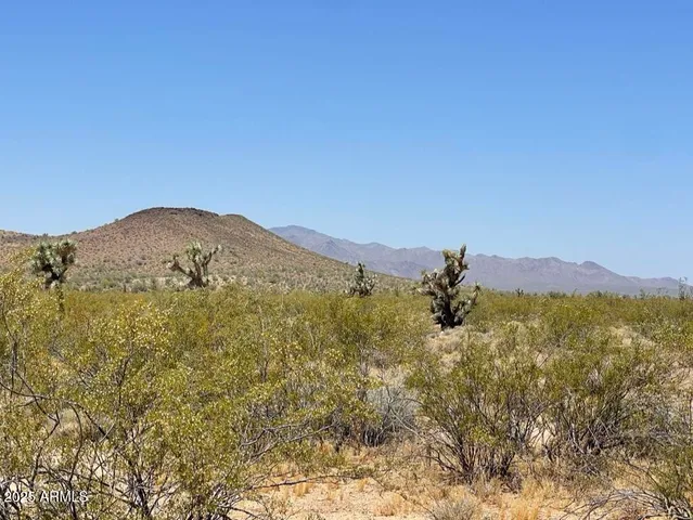 a view of ocean beach and mountain