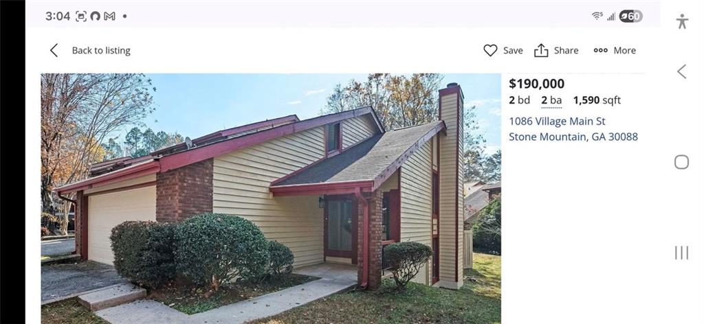 1086 Village Road Stone Mountain, GA 30088 - Photo 2 of 22 a view of a terrace