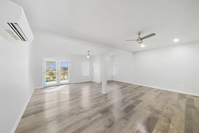 wooden floor in an empty room
