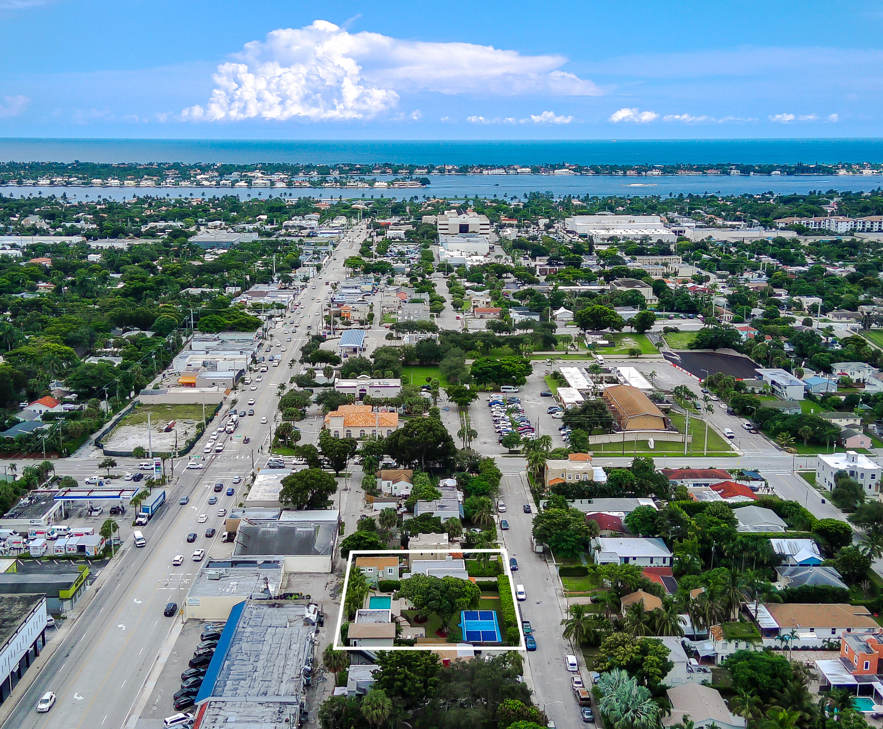 921 Ortega Road West Palm Beach, FL 33405 - Photo 60 of 60 an aerial view of residential houses with outdoor space