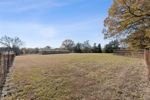 a view of an outdoor space and a yard