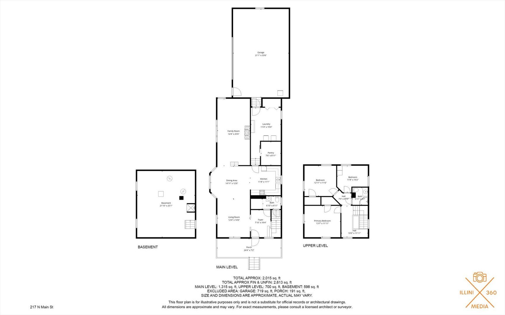217 North Main Street Roberts, IL 60962 - Photo 36 of 36 a picture of a floor plan