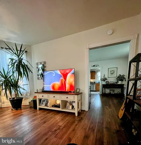 a view of a wooden deck with wooden fence