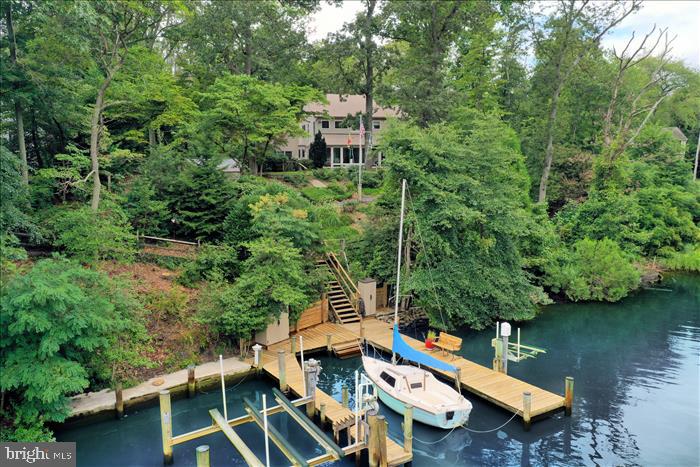 317 Thomas Road Severna Park, MD 21146 - Photo 3 of 56 two piers with lifts and slips