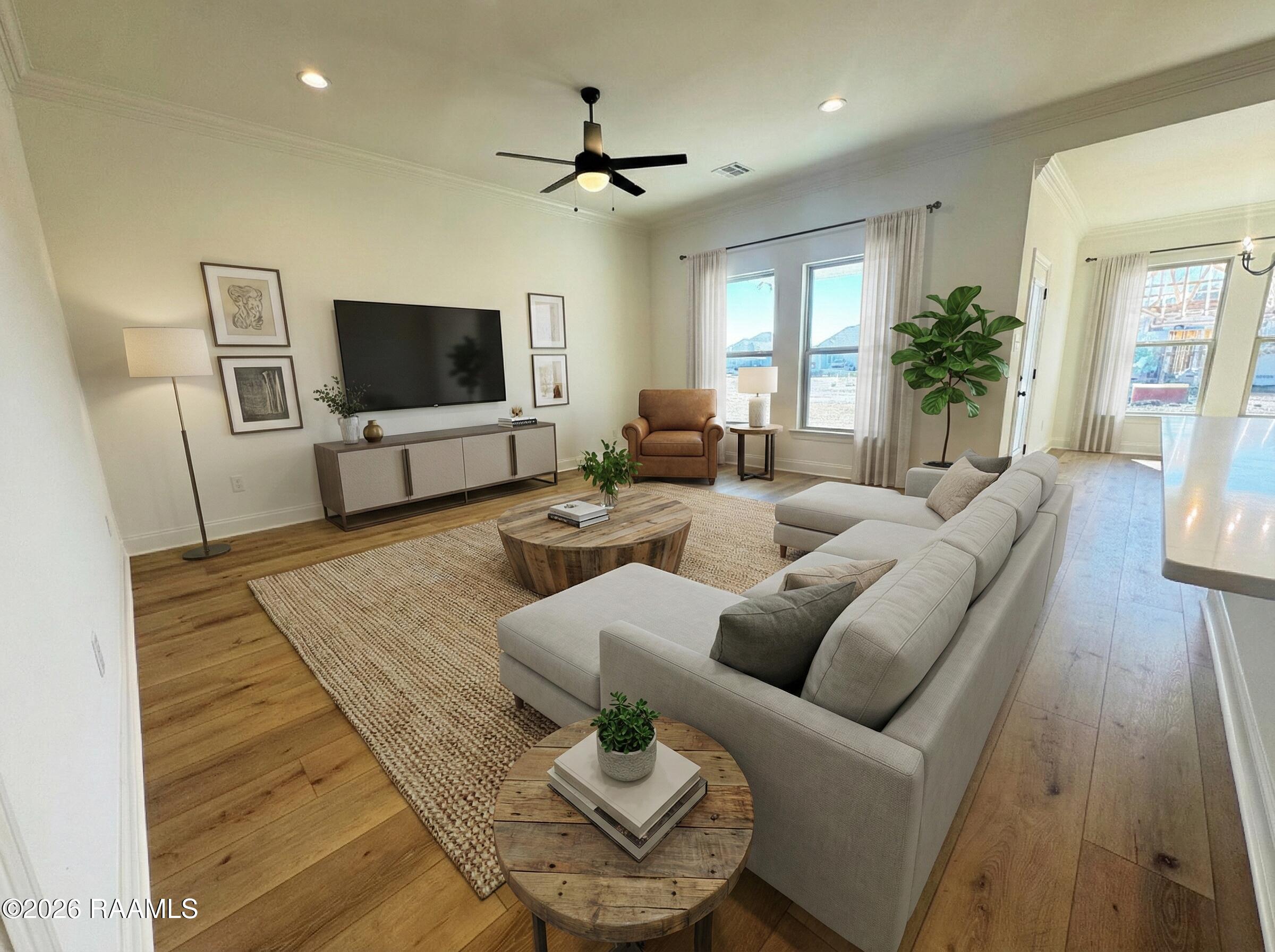 115 Lotus Lane Broussard, LA 70518 - Photo 2 of 13 Virtually Staged -Living