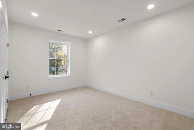 a view of a livingroom with a window