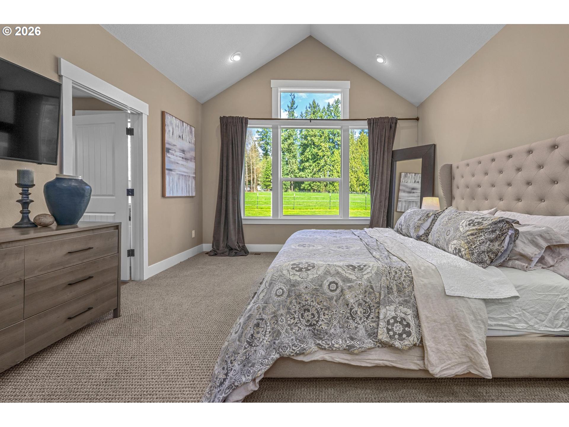 34281 Millard Road Warren, OR 97053 - Photo 23 of 47 a bedroom with a bed and a window