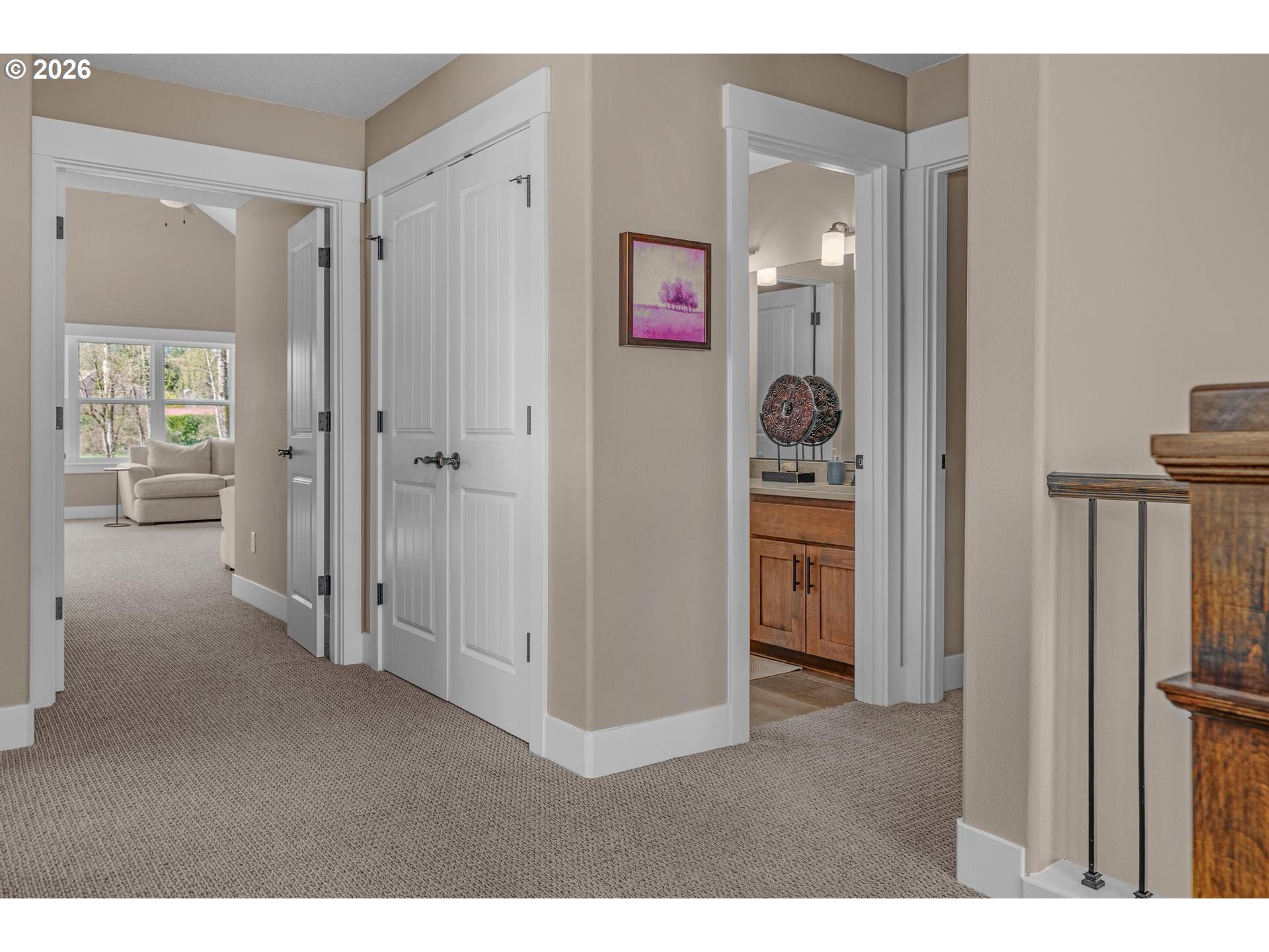 34281 Millard Road Warren, OR 97053 - Photo 34 of 47 a view of hallway with livingroom and furniture