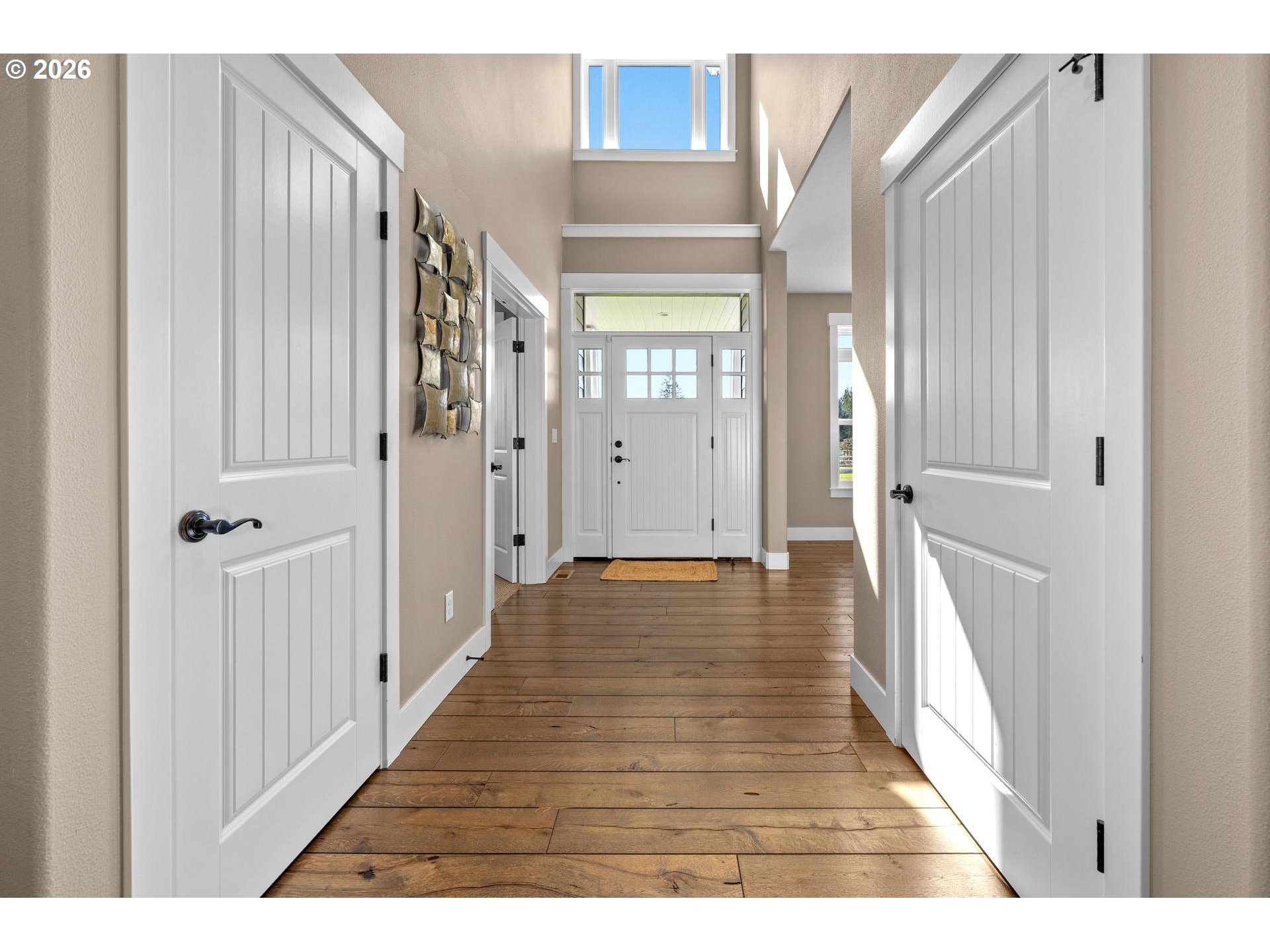 34281 Millard Road Warren, OR 97053 - Photo 9 of 47 a view of a hallway with wooden floor