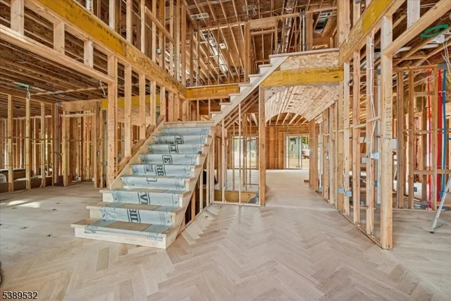 a view of a building with stairs