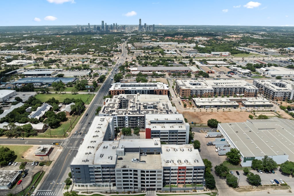 4361 South Congress Avenue, Unit 514 Austin, TX 78745 - Photo 28 of 28 an aerial view of a city