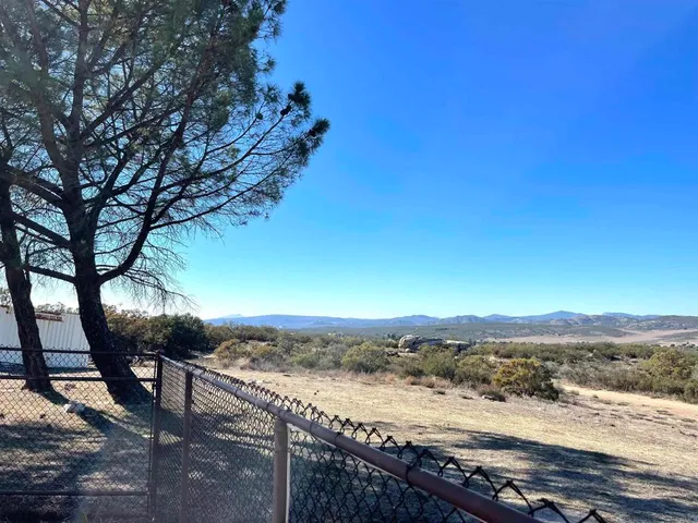 a view of an ocean and a mountain view