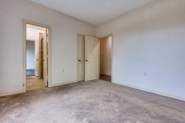 a view of a patio with a backyard