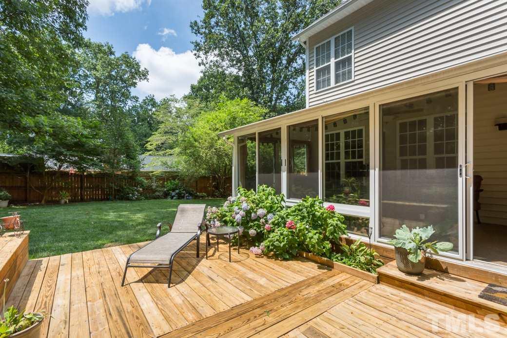 7604 Rambeau Circle Raleigh, NC 27613 - Photo 21 of 25 a garden view with a seating space
