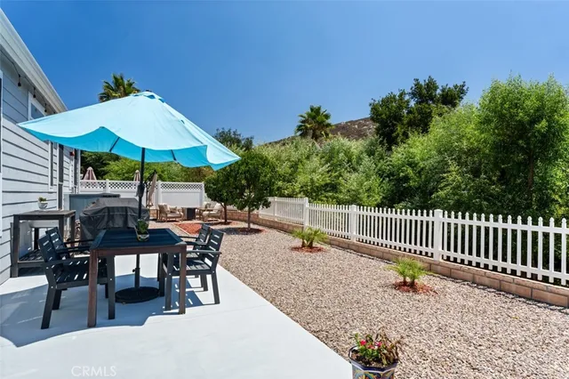 a view of a house with patio