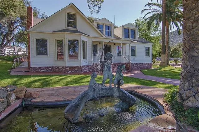 a car parked in front of a house