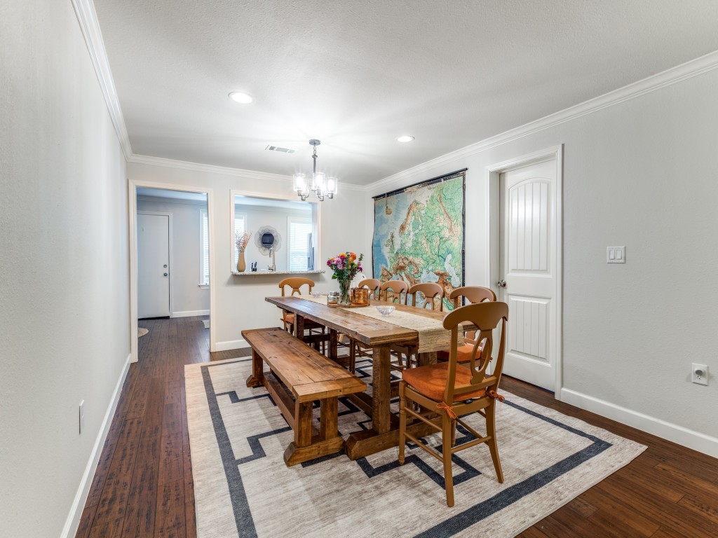 5110 Cochran Street Houston, TX 77009 - Photo 6 of 23 a view of a dining room with furniture window and wooden floor