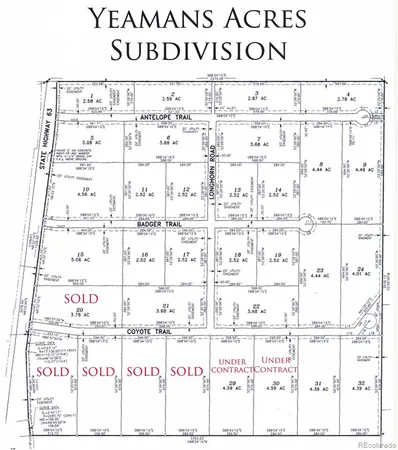 $47,500 | Lot 31 Coyote Trail, Akron, CO 80720