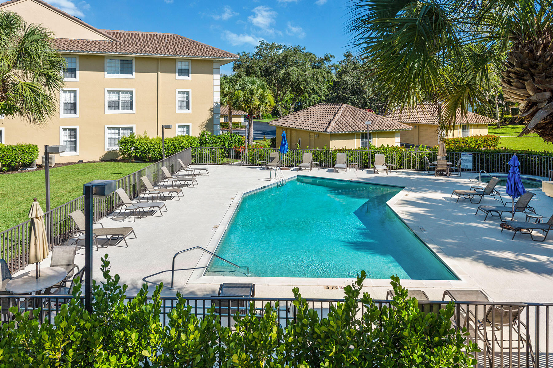792 Eagle Creek Drive, Unit 204 Naples, FL 34113 - Photo 21 of 49 an aerial view of a house with swimming pool garden and patio
