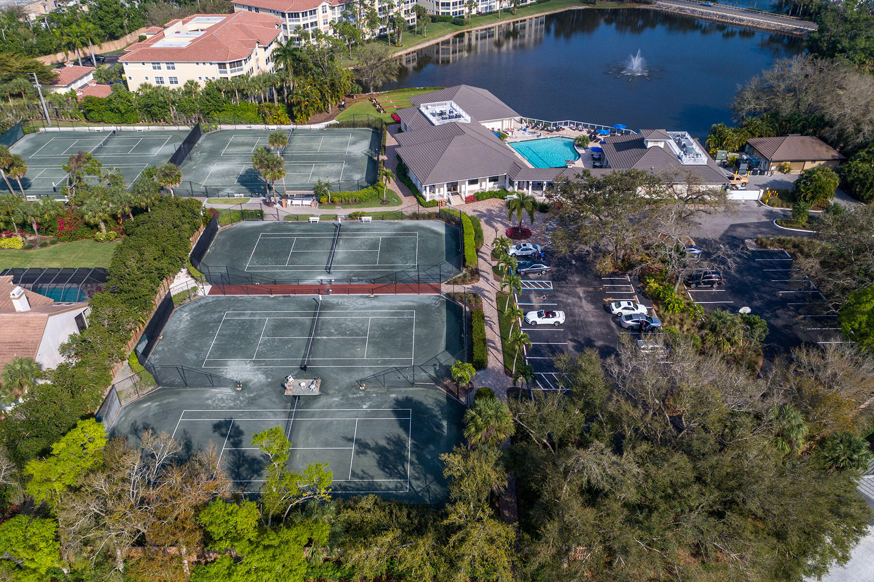 792 Eagle Creek Drive, Unit 204 Naples, FL 34113 - Photo 45 of 49 an aerial view of residential houses with outdoor space