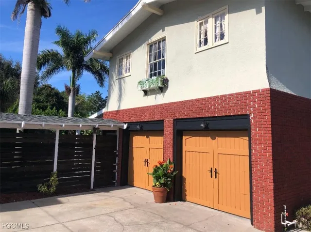 a view of a entryway door front of house