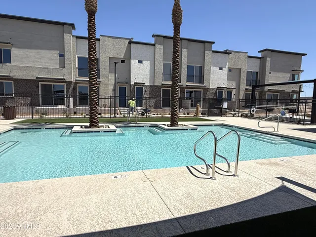 a house view with outdoor seating space