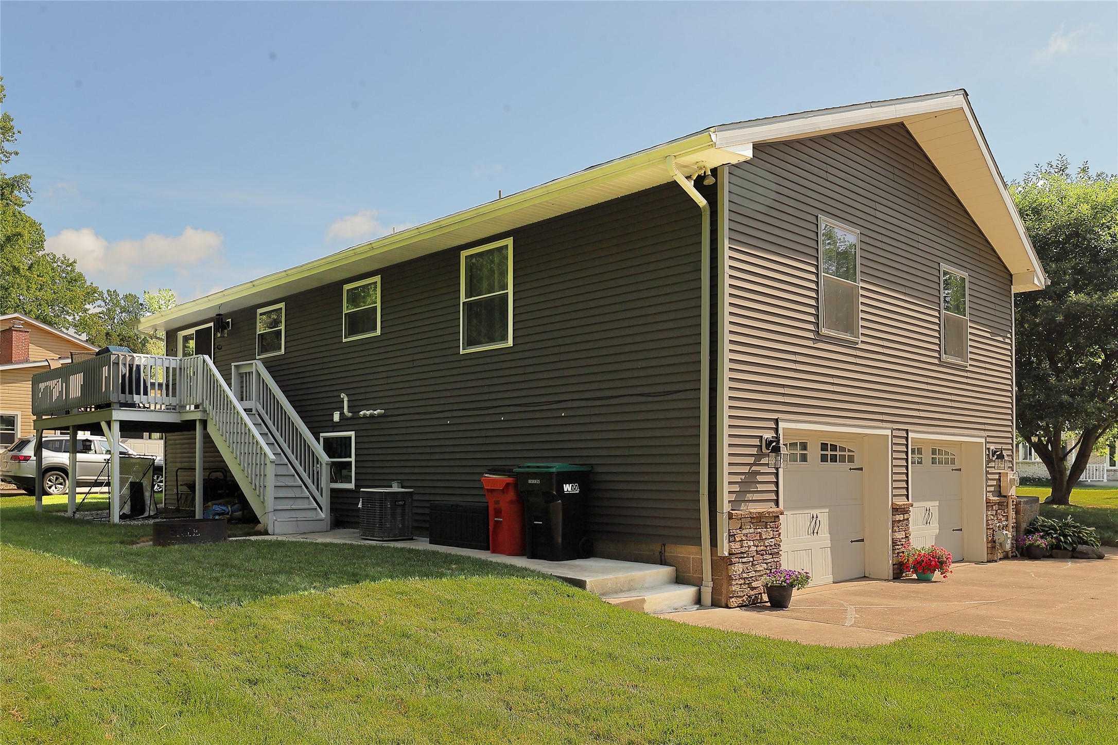 Back of Home with Deck