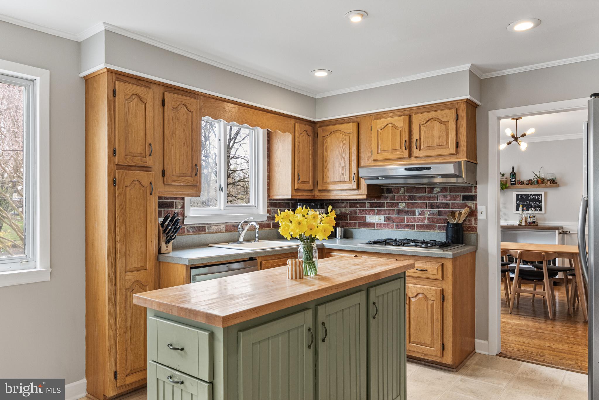 201 Hamilton Road Marlton, NJ 08053 - Photo 14 of 50 a kitchen with a sink stove and cabinets