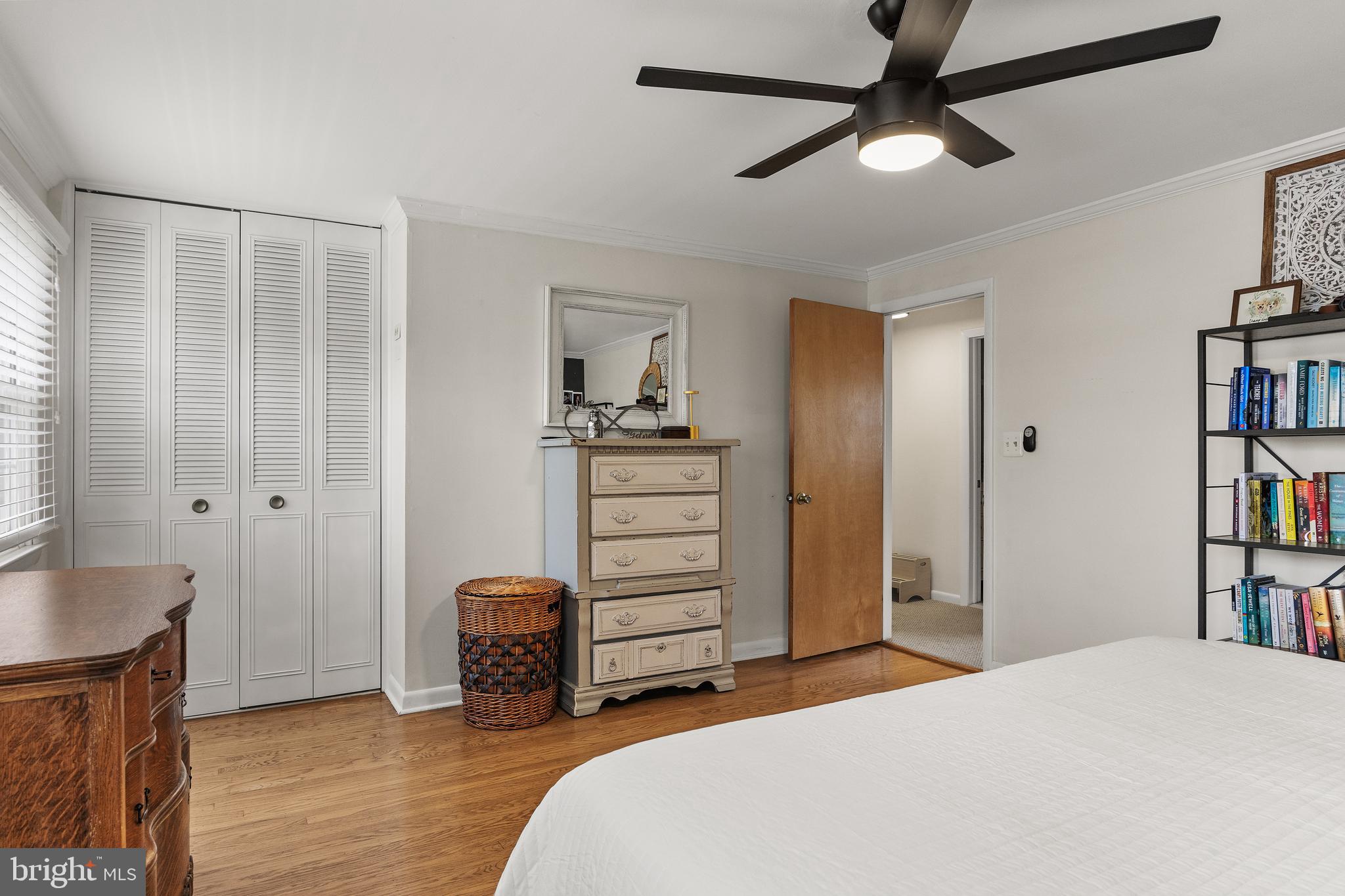 201 Hamilton Road Marlton, NJ 08053 - Photo 27 of 50 a bedroom with a bed and a bookshelf