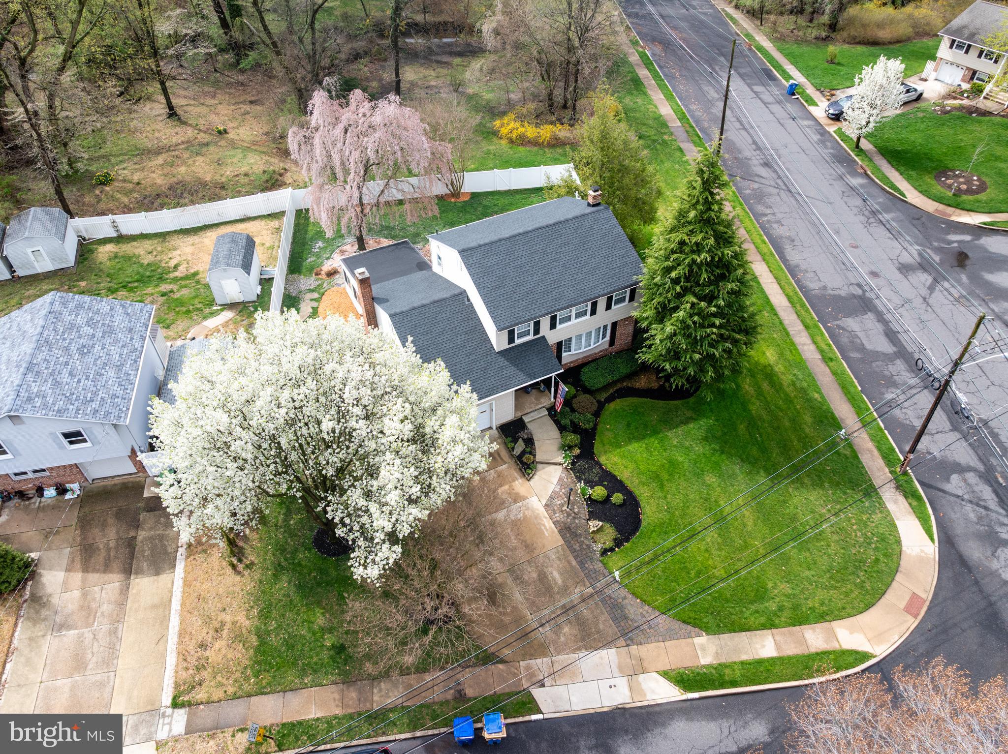 201 Hamilton Road Marlton, NJ 08053 - Photo 43 of 50 an aerial view of a house with a swimming pool