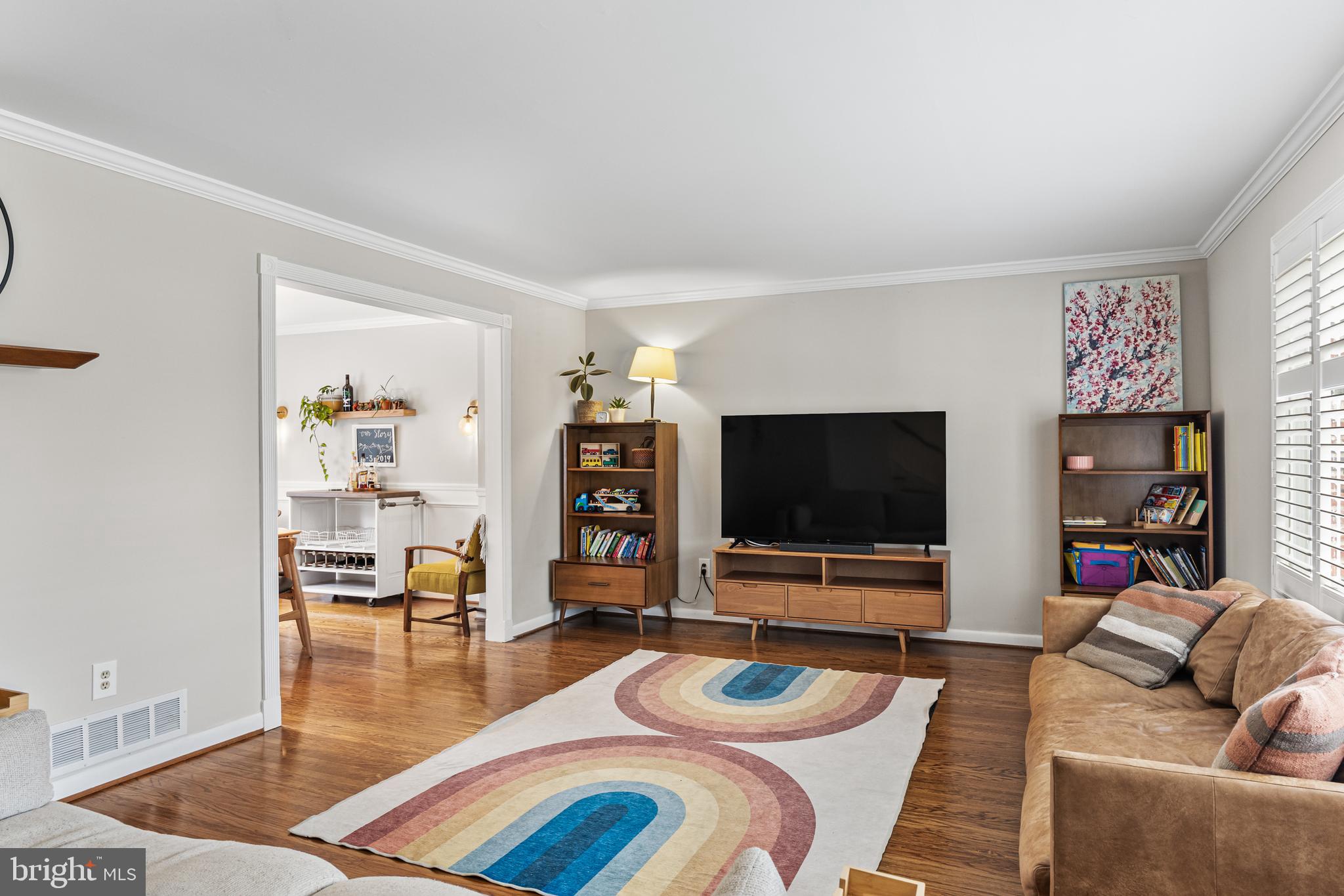 201 Hamilton Road Marlton, NJ 08053 - Photo 5 of 50 a living room with furniture and a flat screen tv