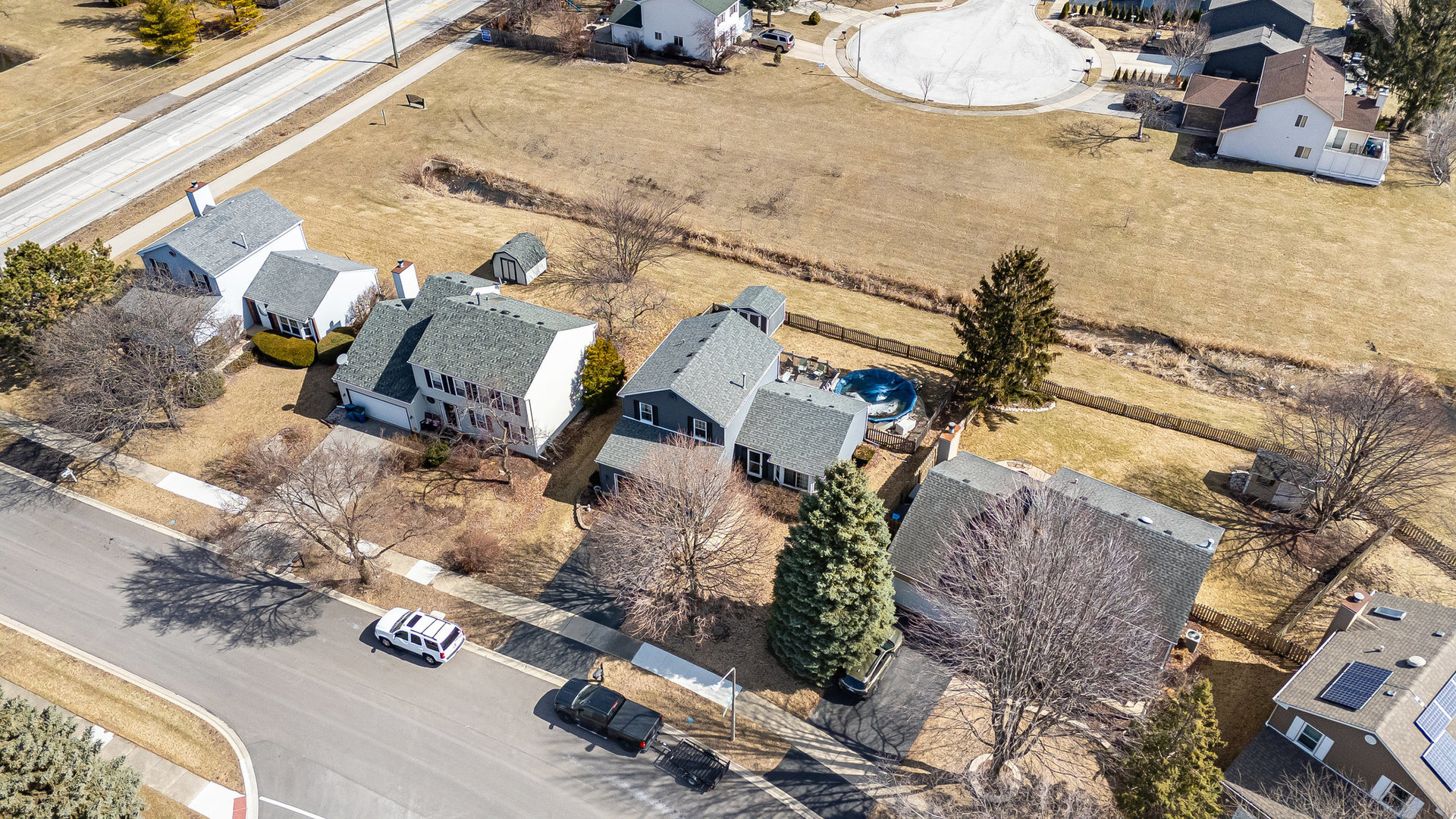 1400 Bar Harbour Road Aurora, IL 60504 - Photo 22 of 25 an aerial view of residential house with outdoor space