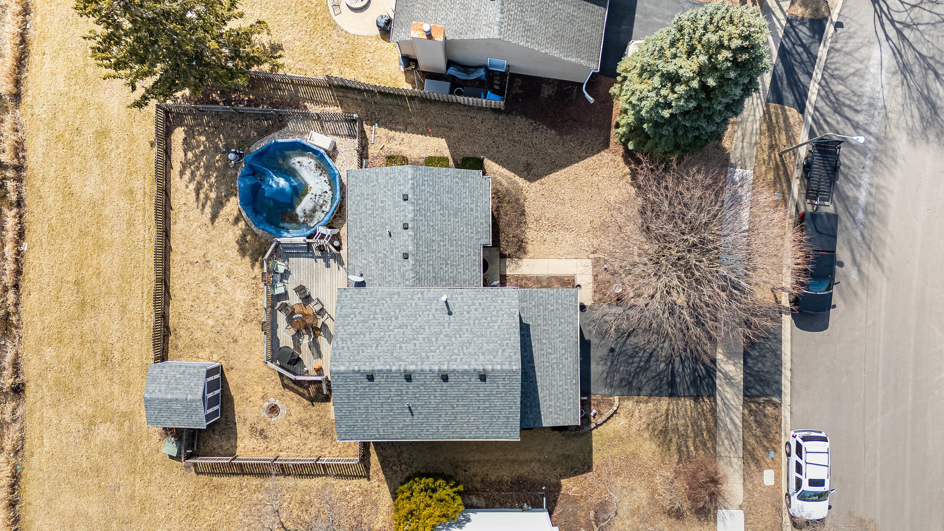 1400 Bar Harbour Road Aurora, IL 60504 - Photo 23 of 25 an aerial view of a house with outdoor space