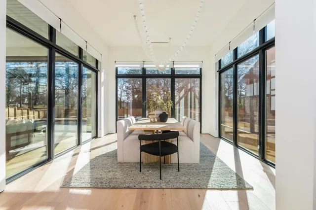 a living room filled with furniture