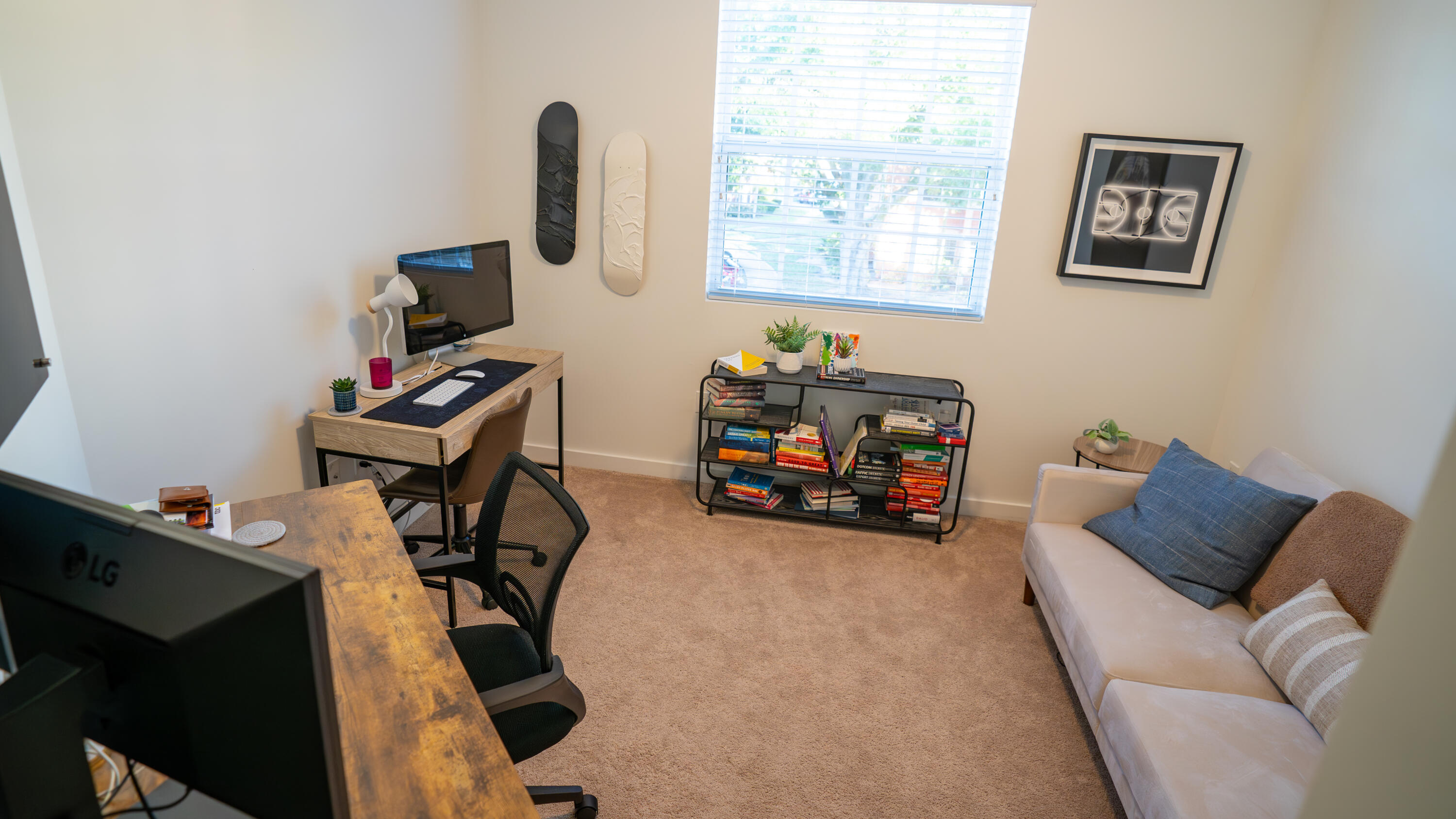 1330 Crystal Way, Unit 107 Delray Beach, FL 33444 - Photo 17 of 23 a bedroom with furniture and a window