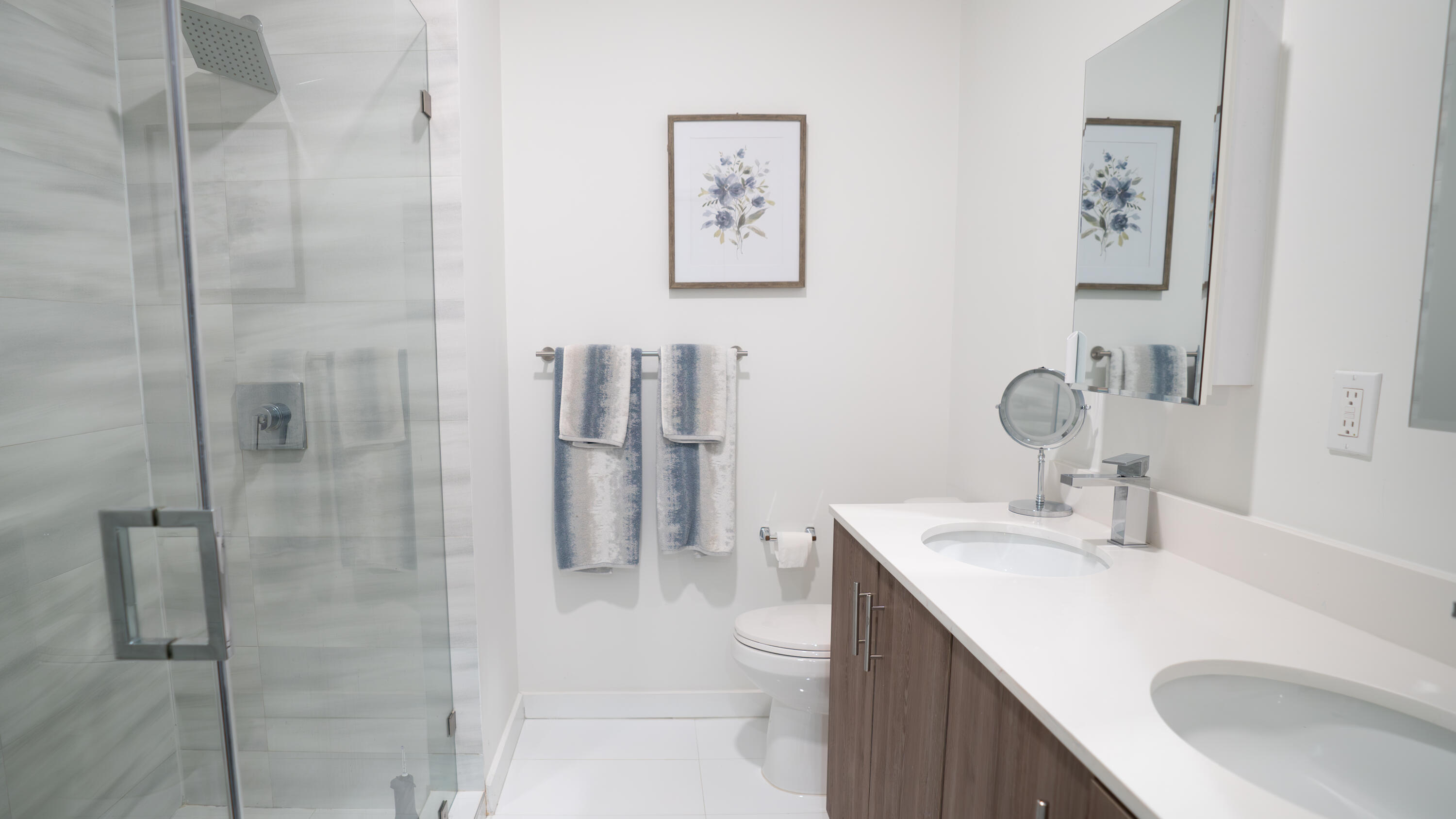 1330 Crystal Way, Unit 107 Delray Beach, FL 33444 - Photo 10 of 23 a bathroom with a sink toilet and shower