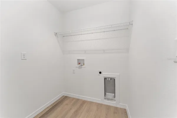 a view of empty room