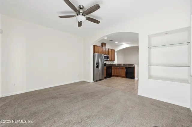 a view of an empty room