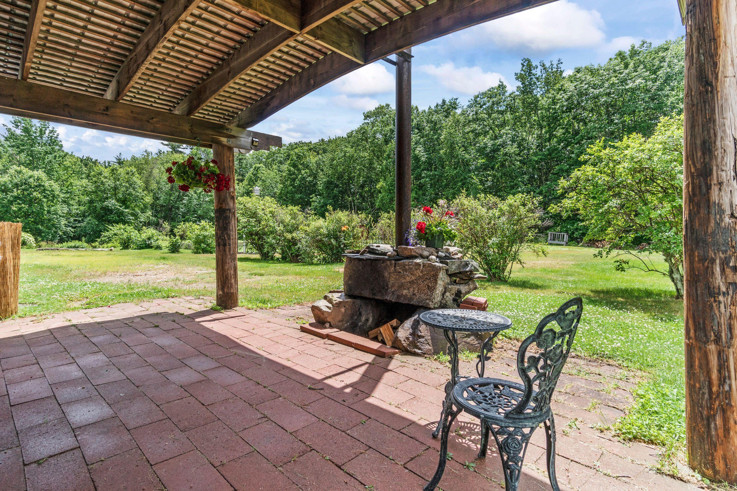 198 Goding Road Lebanon, ME 04027 - Photo 6 of 26 Patio fireplace