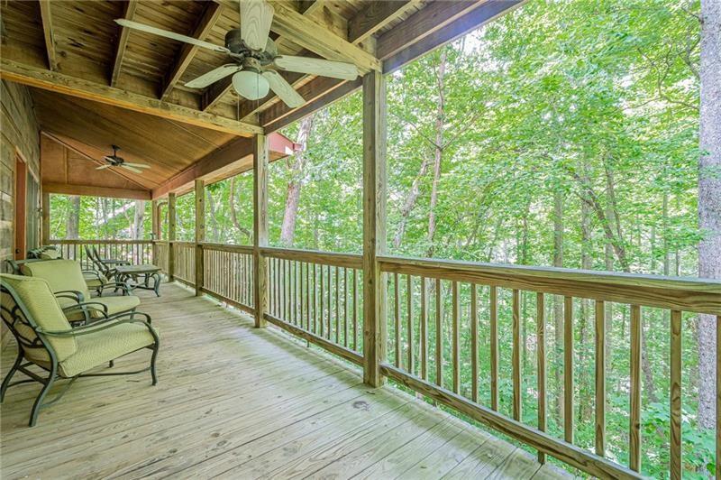 213 Moonshine Hollow Blue Ridge, GA 30513 - Photo 36 of 41 a view of a two chairs in the balcony