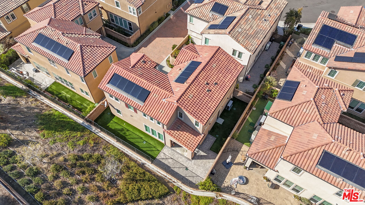 20621 West Chestnut Circle Porter Ranch, CA 91326 - Photo 30 of 30 an aerial view of a house with a yard