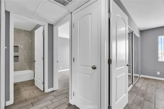 a view of an empty room with window