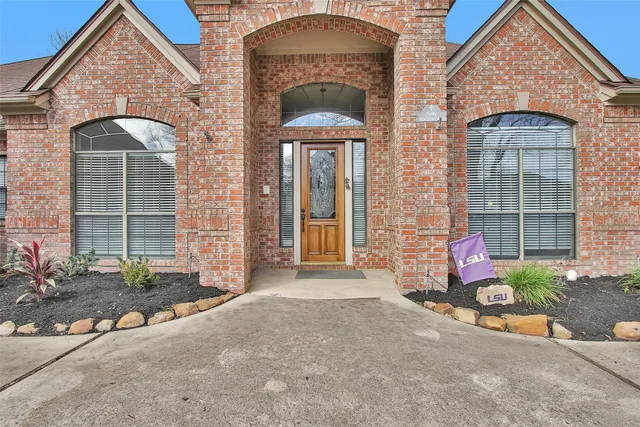 an entrance to house with entrance gate