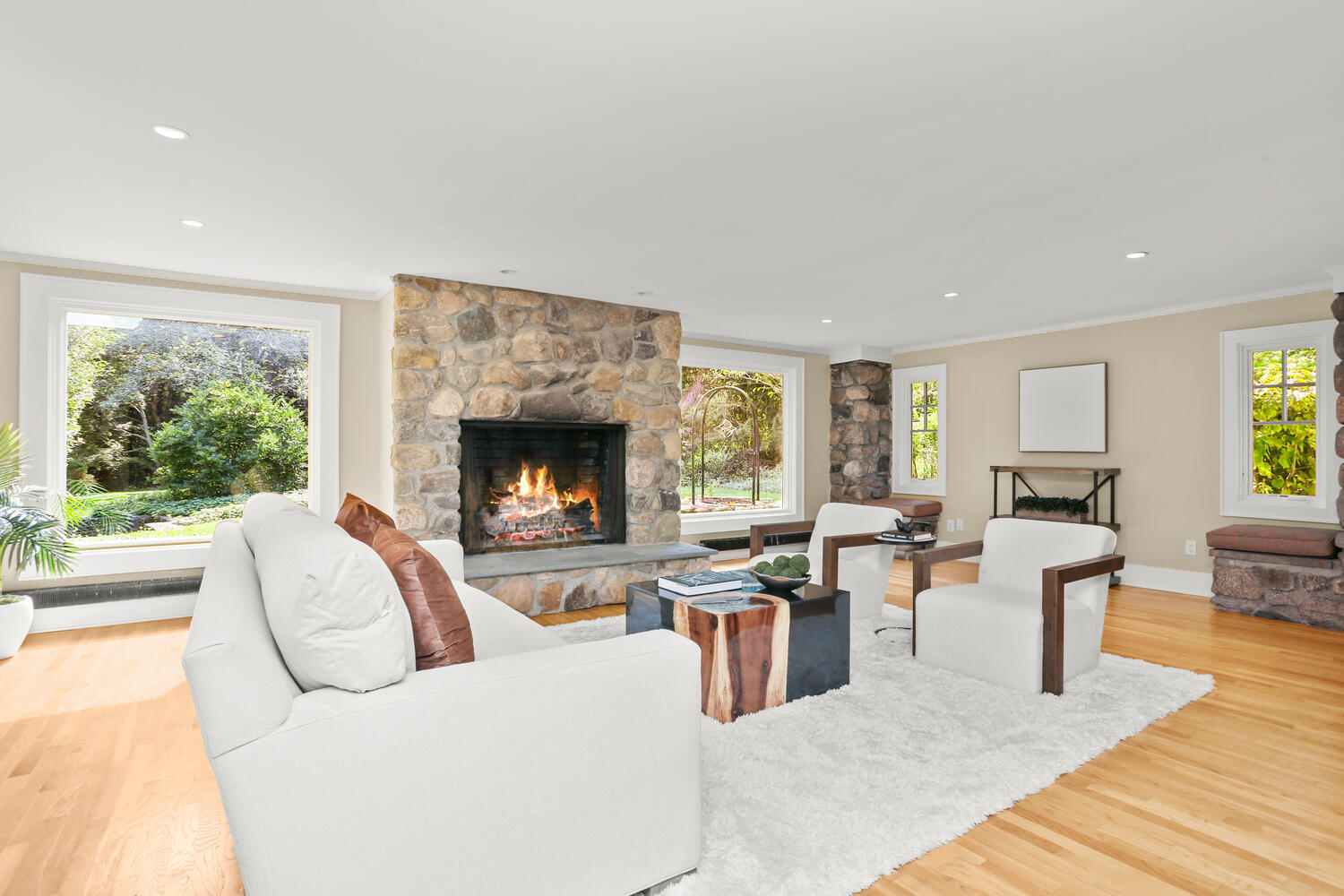 Undisclosed Address Norwalk, CT 06850 - Photo 8 of 40 a living room with furniture fireplace and window
