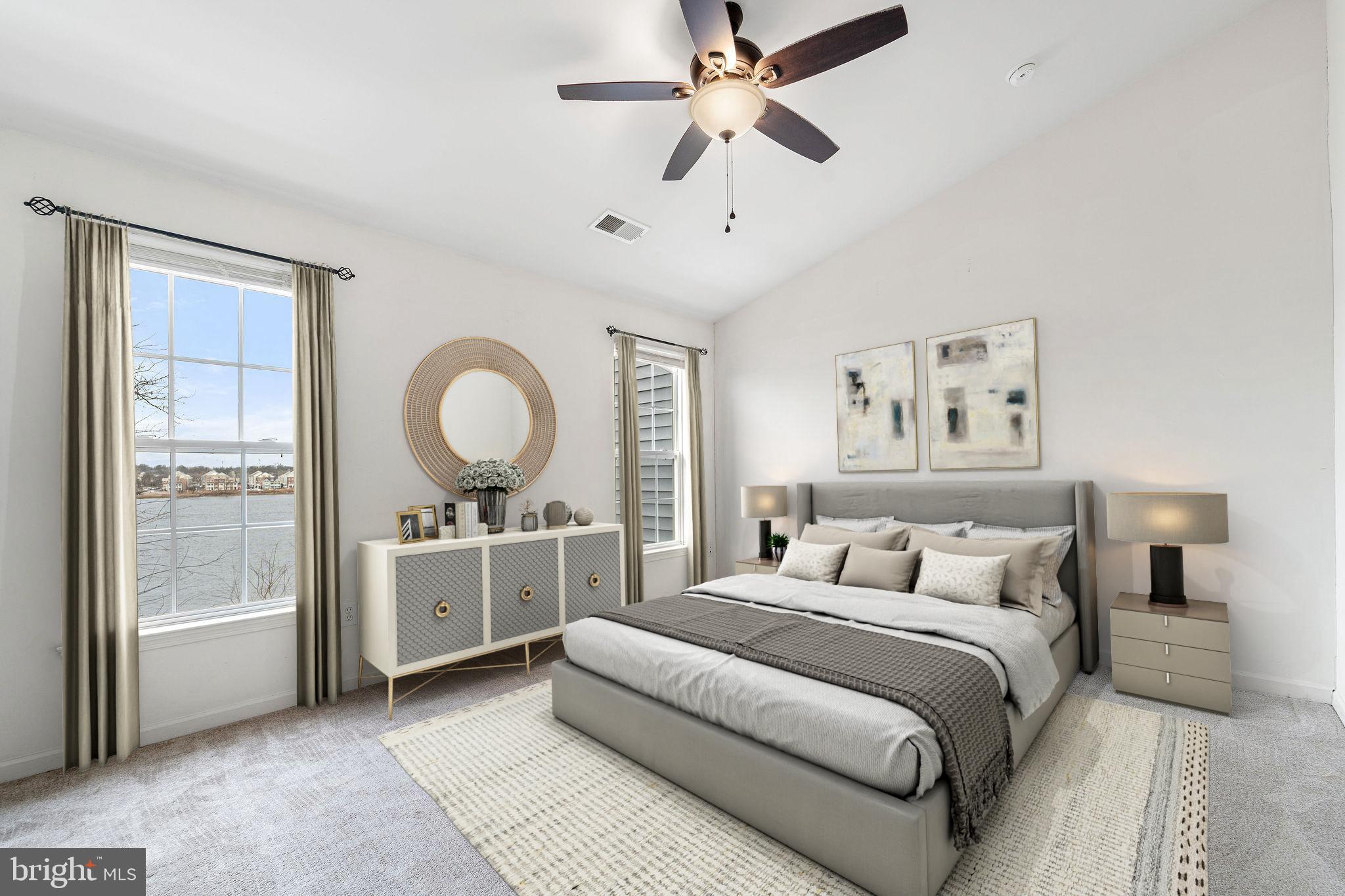 22 River Lane Delanco, NJ 08075 - Photo 25 of 43 a bedroom with a large bed and a window